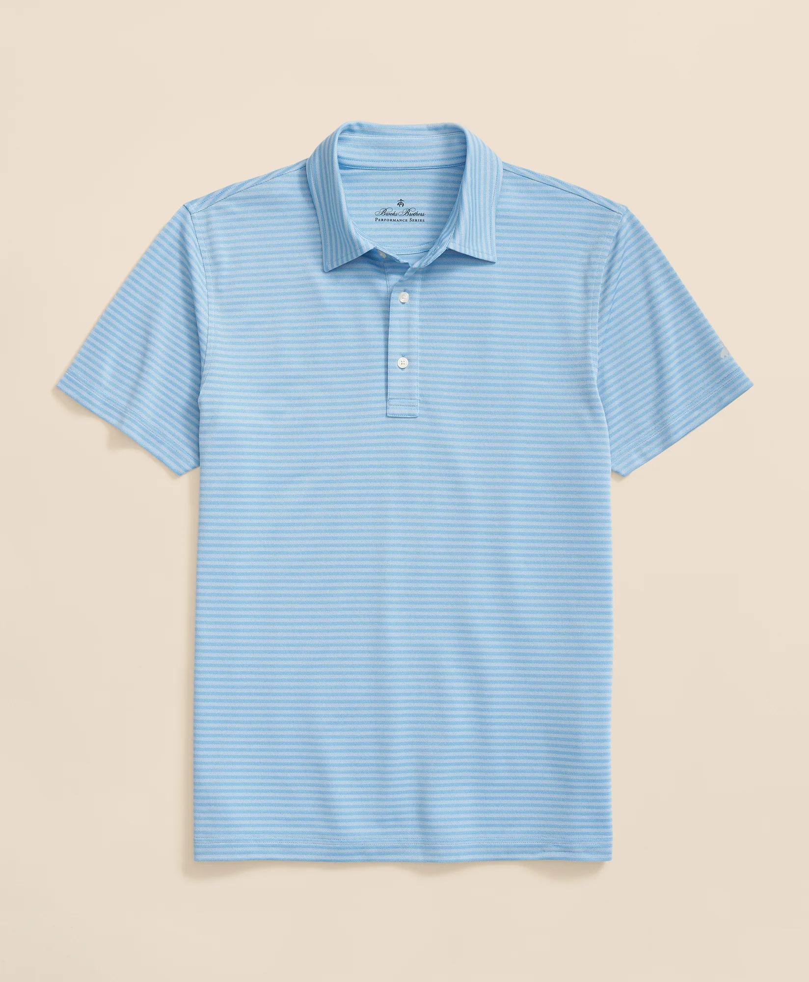 Performance Series Vintage Stripe Pique Polo Shirt