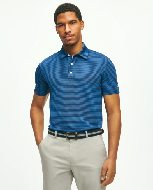 Performance Series Vintage Stripe Pique Polo Shirt