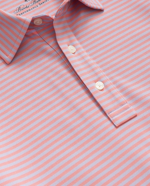 Performance Series Vintage Stripe Pique Polo Shirt