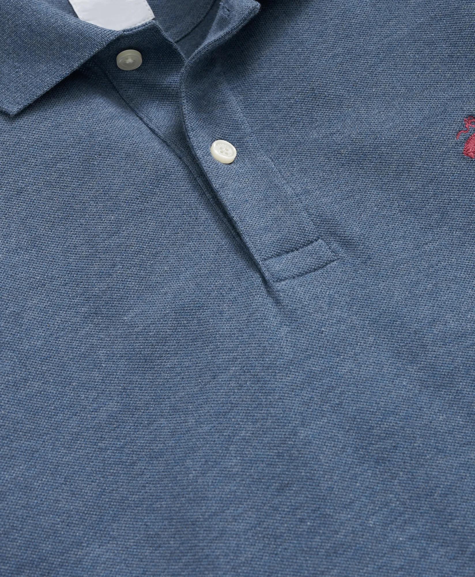 Golden Fleece Stretch Supima Long-Sleeve Polo Shirt