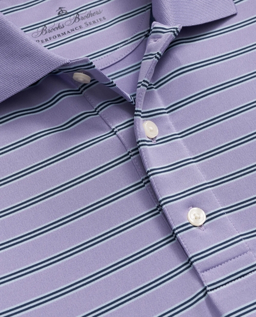 Performance Series Striped Polo Shirt