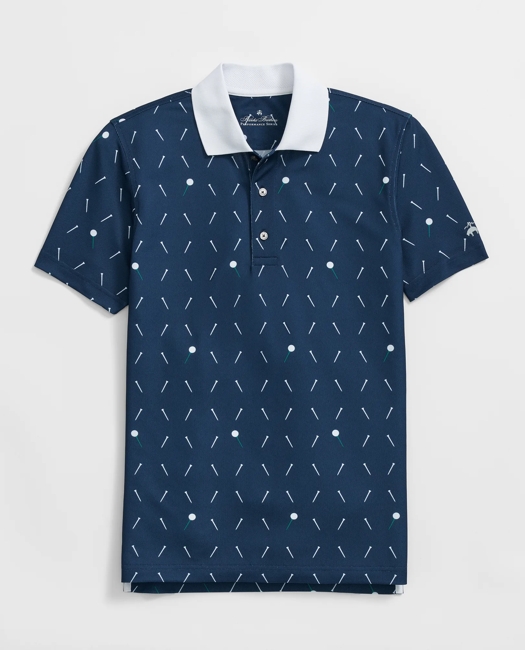 Performance Series Golf Print Polo Shirt