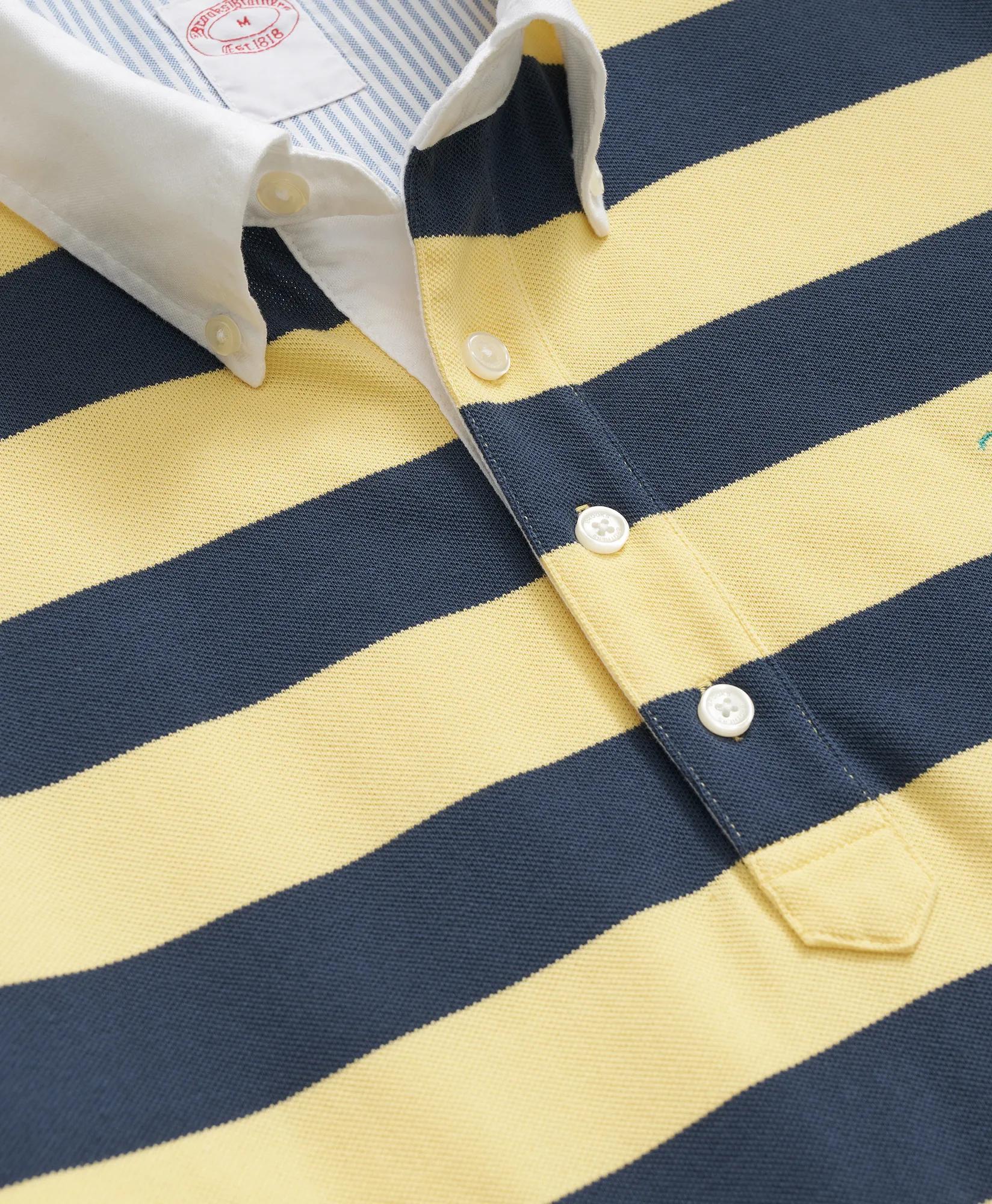 Golden Fleece Stripe Supima Polo Shirt