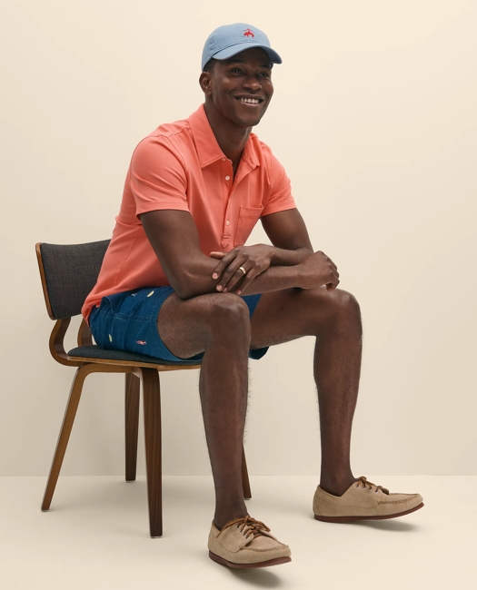 The Vintage Short-Sleeve Garment Dyed Polo Shirt
