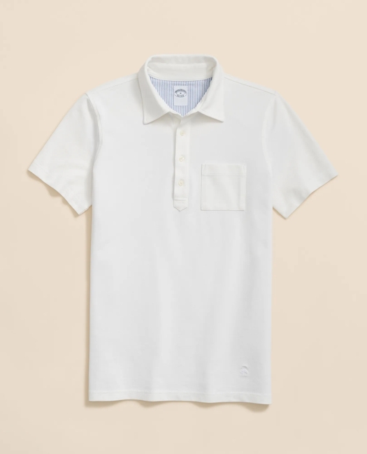 The Vintage Short-Sleeve Garment Dyed Polo Shirt
