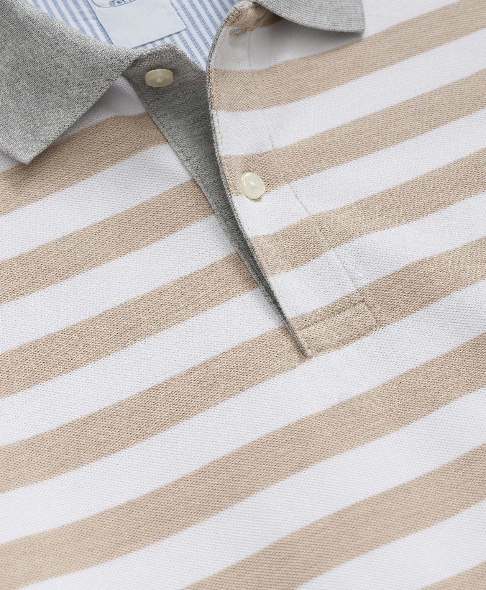 Golden Fleece Supima Cotton Polo in Mariner Stripe