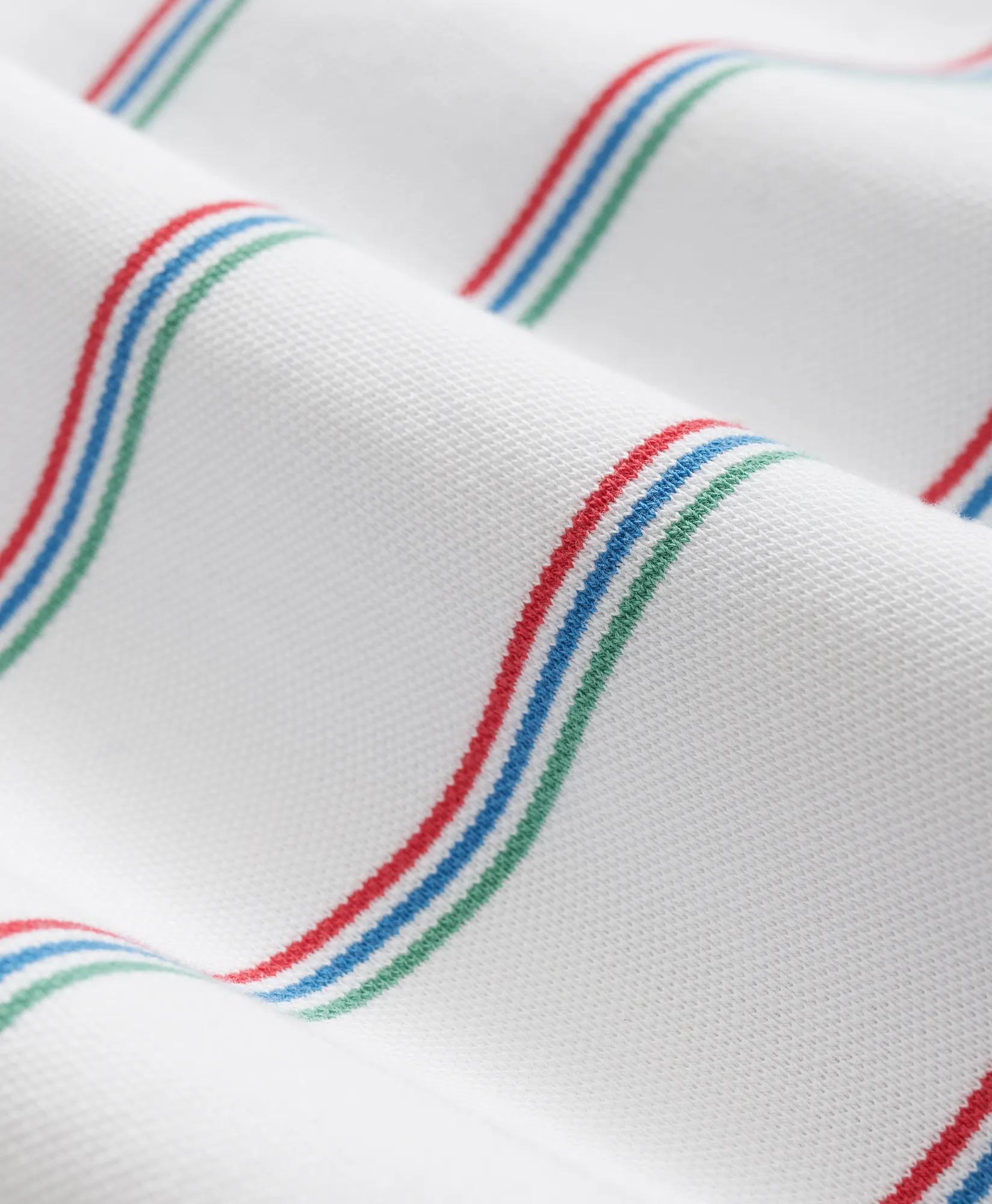 Golden Fleece Stretch Supima Cotton Striped Polo Shirt