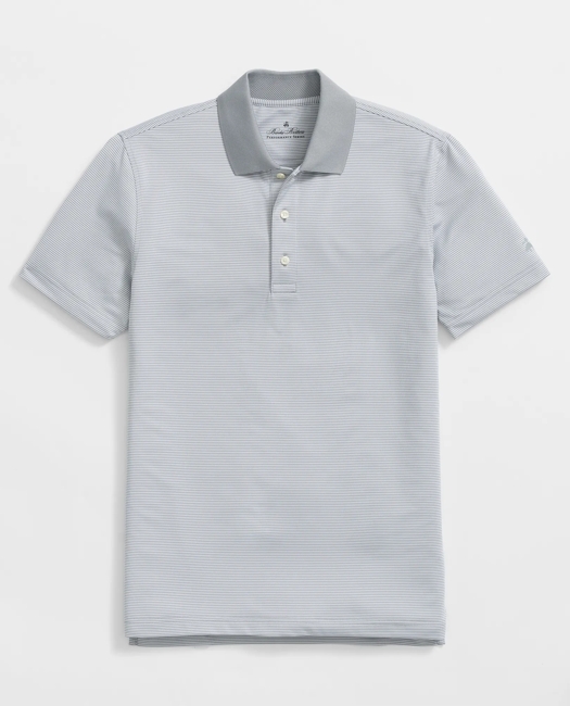 Performance Series Micro Stripe Jersey Polo Shirt