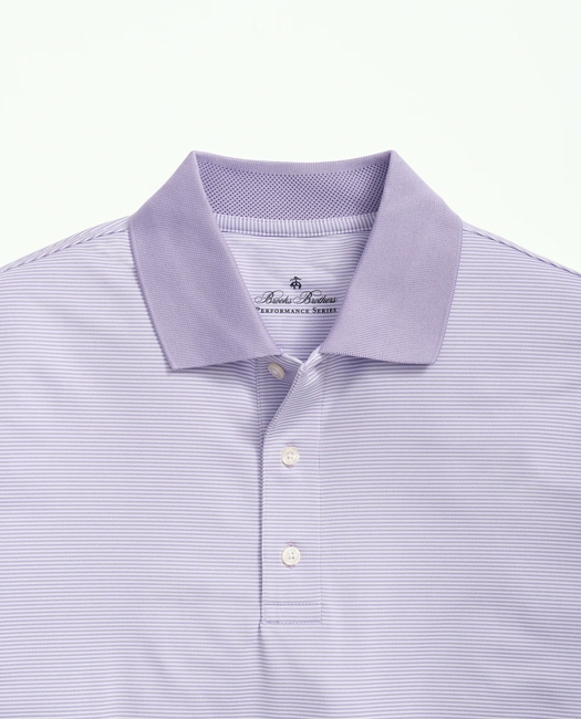Performance Series Micro Stripe Jersey Polo Shirt