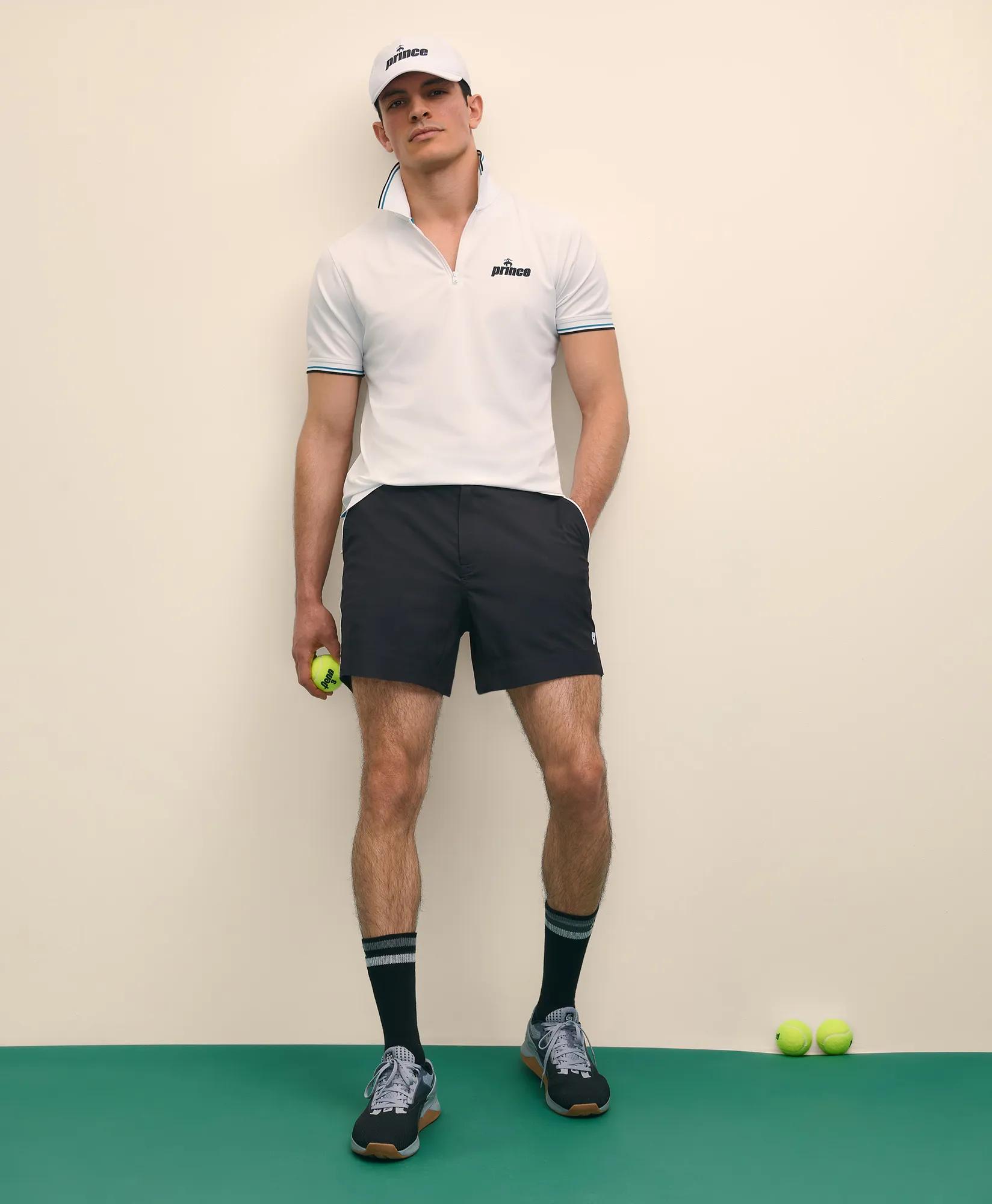 X Prince Short-Sleeve Zip Polo Shirt