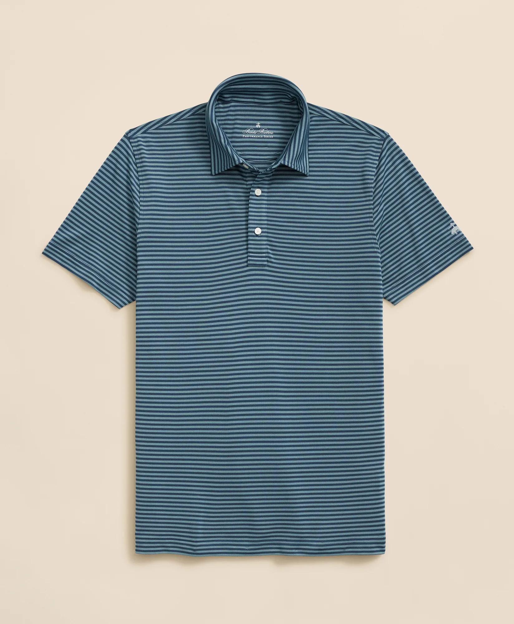 Performance Series Vintage Stripe Pique Polo Shirt
