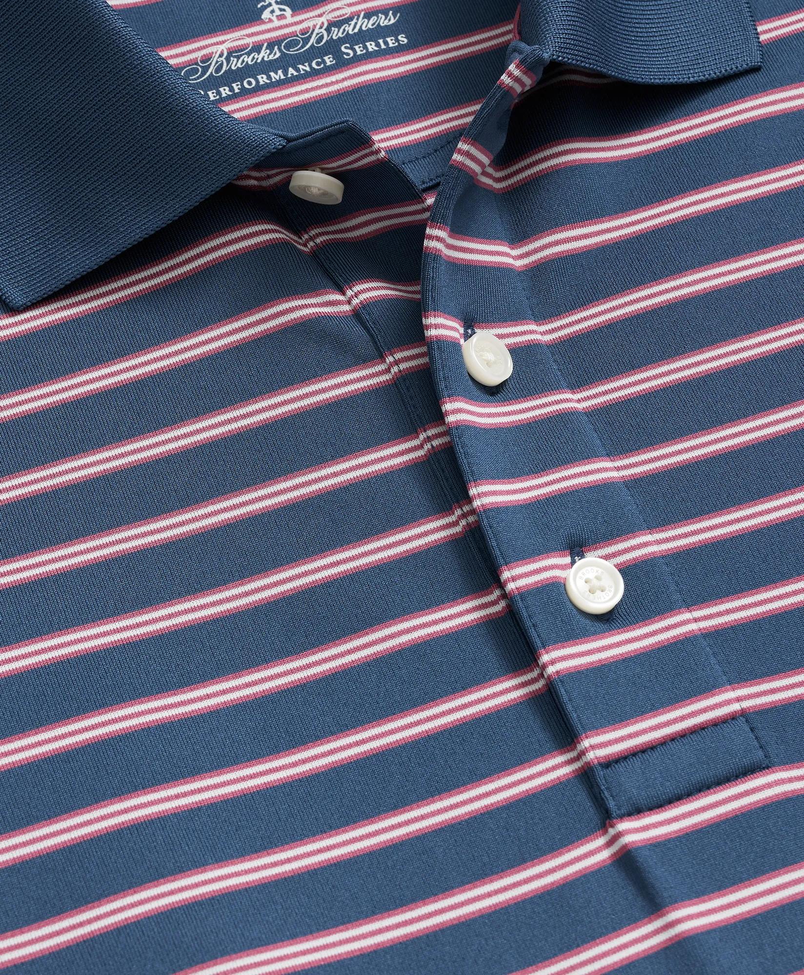 Performance Series Striped Polo Shirt