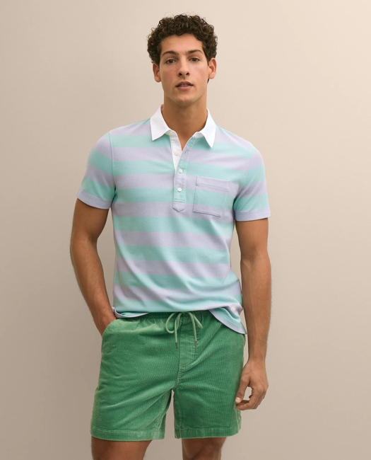 Golden Fleece Stretch Supima Cotton Short-Sleeve Polo Shirt