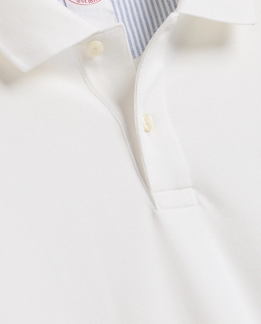 Golden Fleece Stretch Supima Cotton Long-Sleeve Henry Polo Shirt