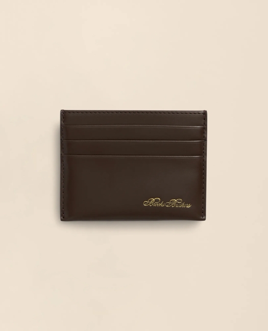 Leather Card Case - Brown