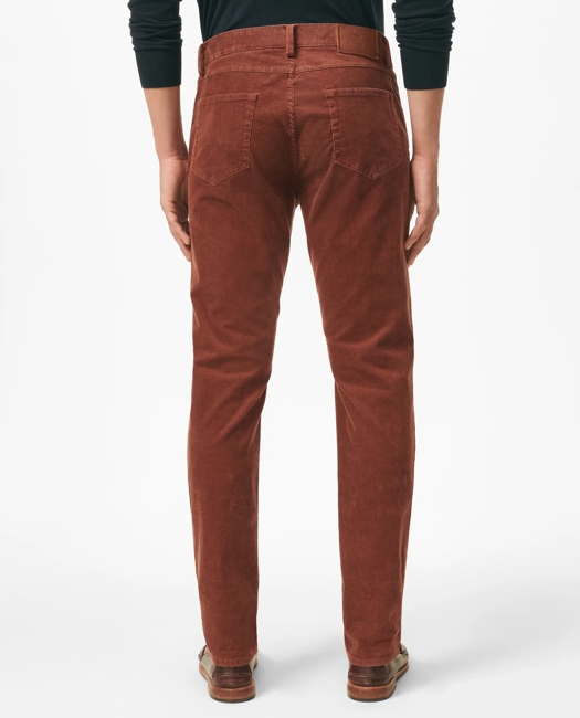 Slim Fit Five-Pocket Stretch Corduroy Pants
