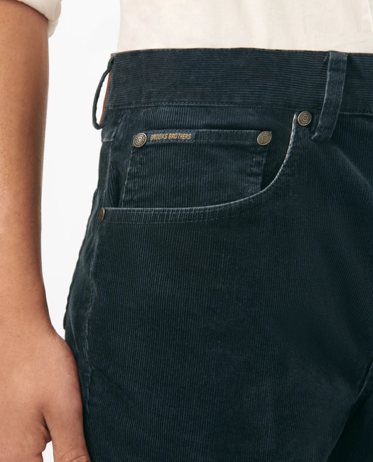 Slim Fit Five-Pocket Stretch Corduroy Pants