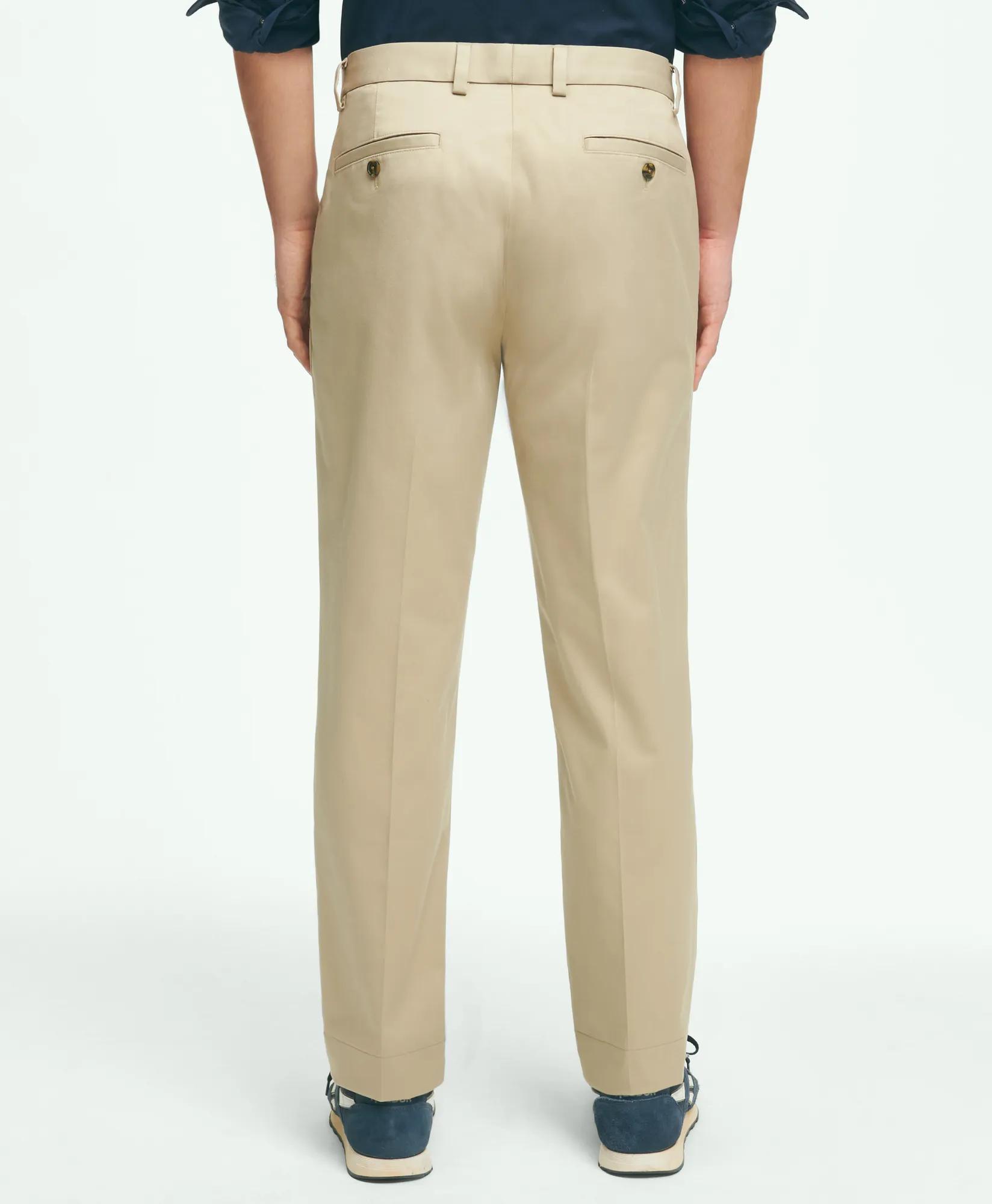 Slim Fit Stretch Cotton Advantage Chino Pants - Khaki