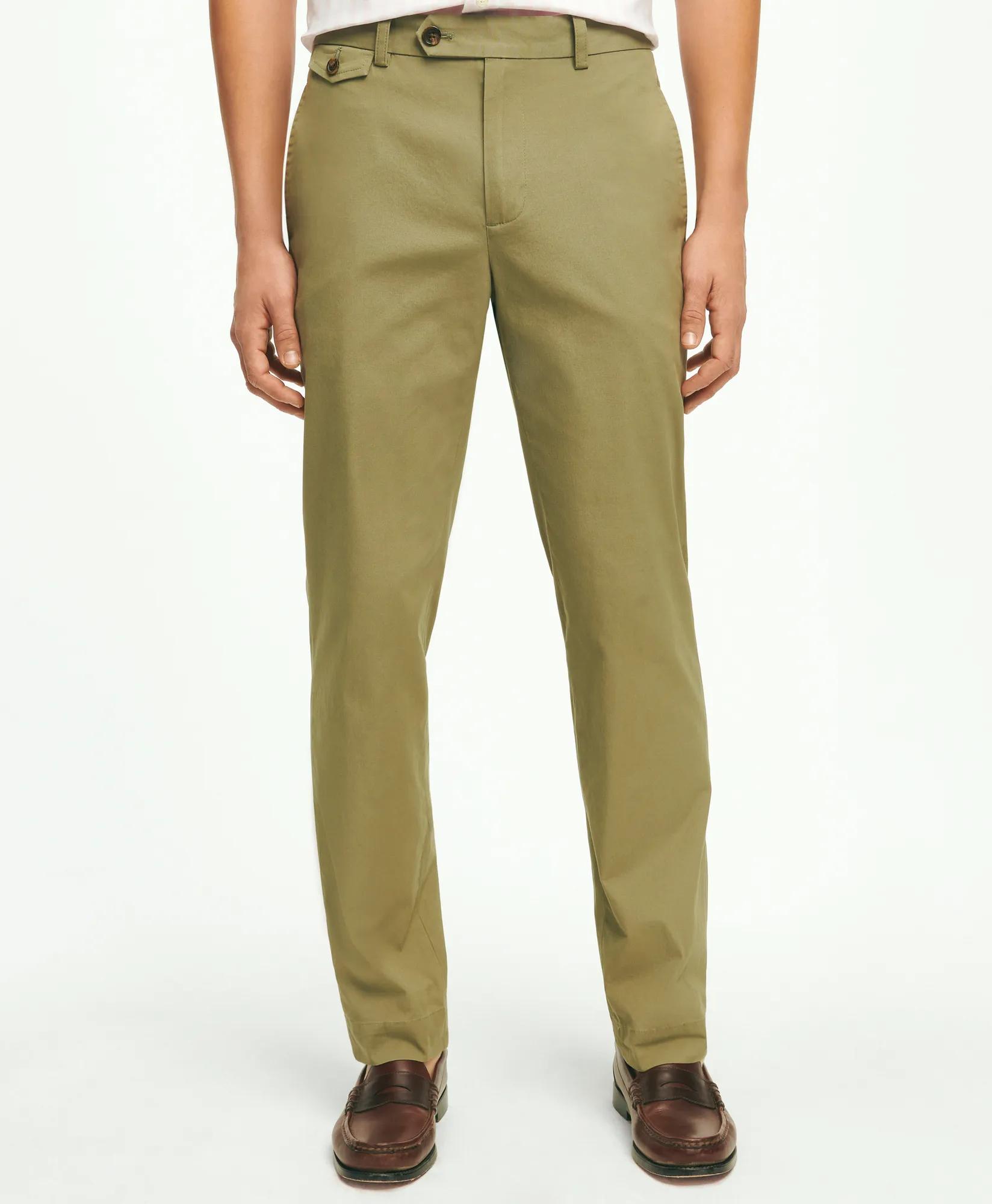 Slim Fit Canvas Poplin Chinos In Supima Cotton