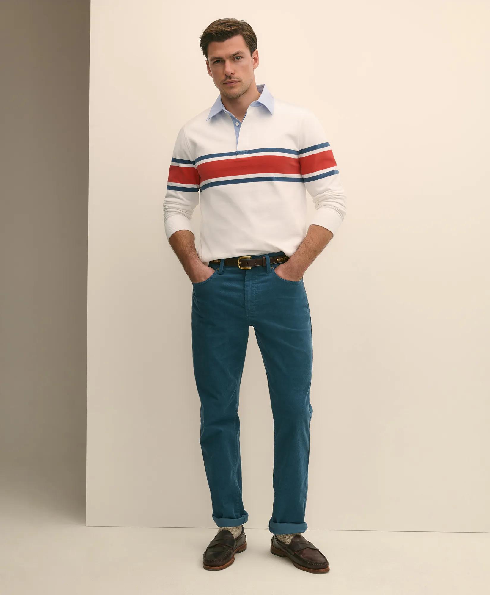 Cotton 5-Pocket Corduroy Pants