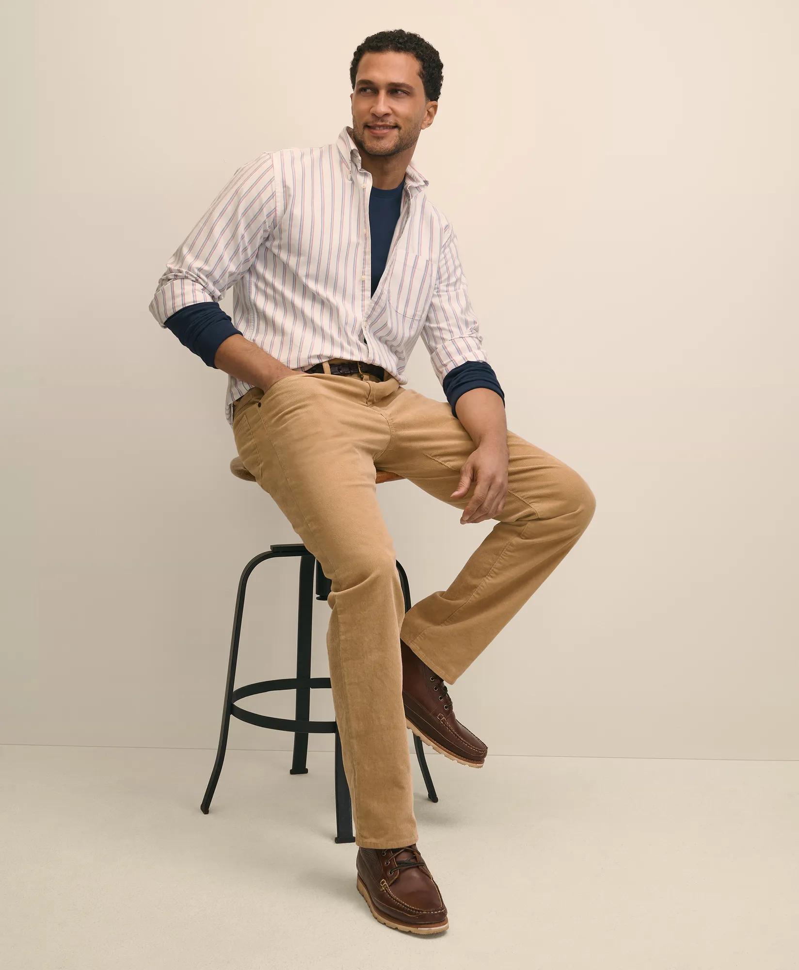 Cotton 5-Pocket Corduroy Pants