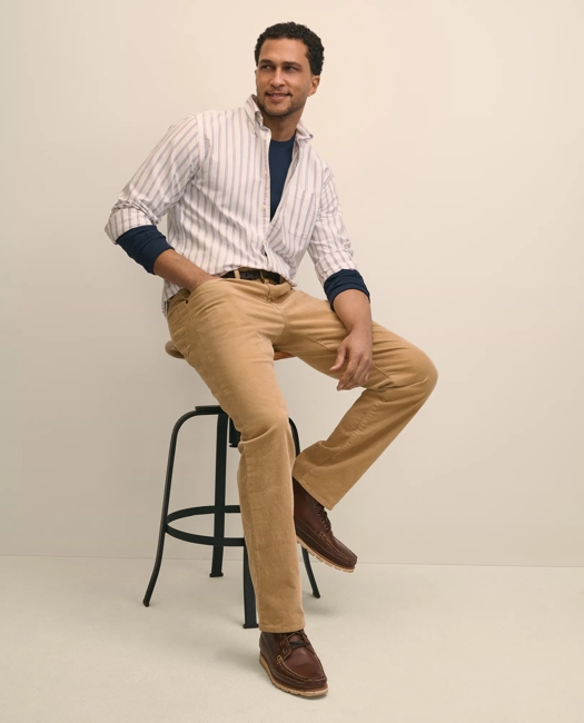 Cotton 5-Pocket Corduroy Pants