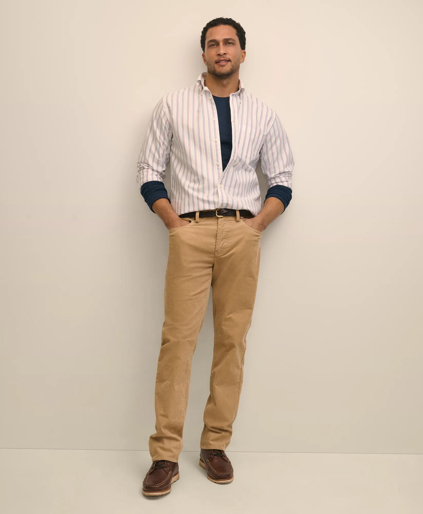 Cotton 5-Pocket Corduroy Pants