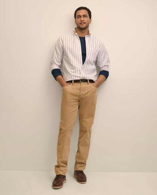 Cotton 5-Pocket Corduroy Pants