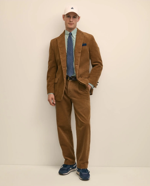 Cotton Wide-Wale Corduroy Pants