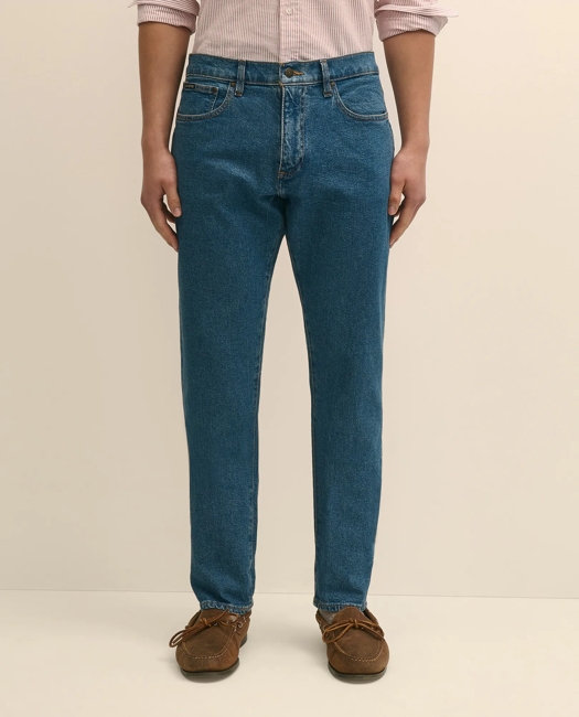 Slim Fit Denim Jeans - Medium Blue