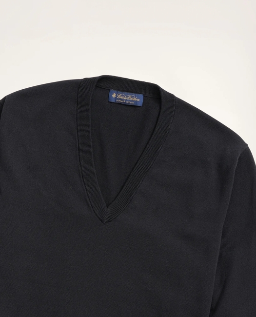 Supima Cotton V-Neck Sweater