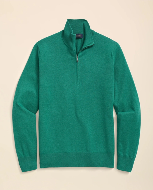 Supima Cotton Half-Zip Sweater