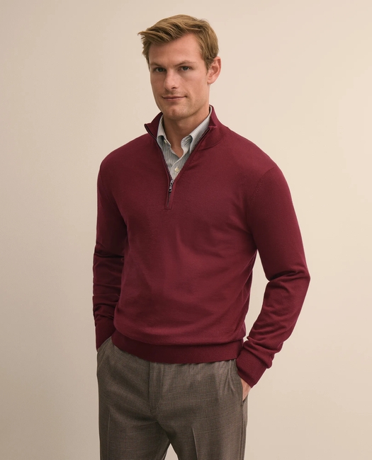 Ultimate Merino Wool Quarter-Zip Sweater