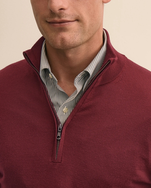 Ultimate Merino Wool Quarter-Zip Sweater