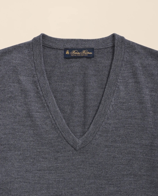 Ultimate Merino Wool Sweater Vest - Grey Heather