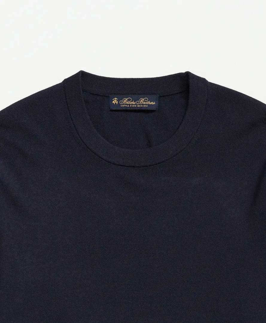 Ultimate Merino Wool Crewneck Sweater - Navy