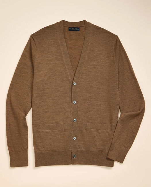 Ultimate Merino Wool Cardigan Sweater - Khaki