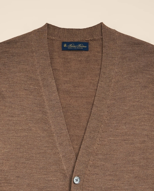 Ultimate Merino Wool Cardigan Sweater - Khaki