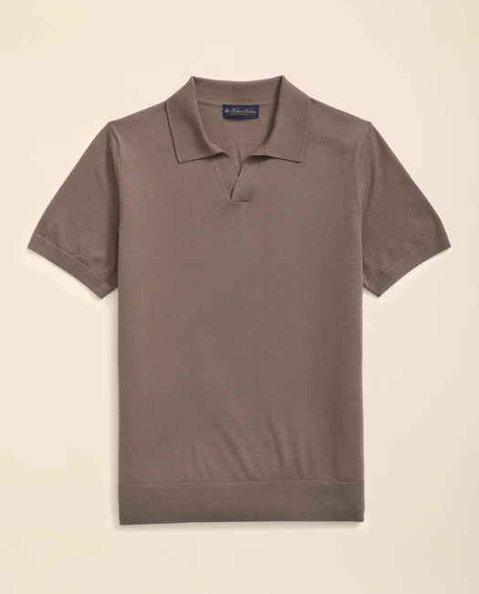 Lightweight Luxe All-Season Sweater, Johnny Collar Shirt