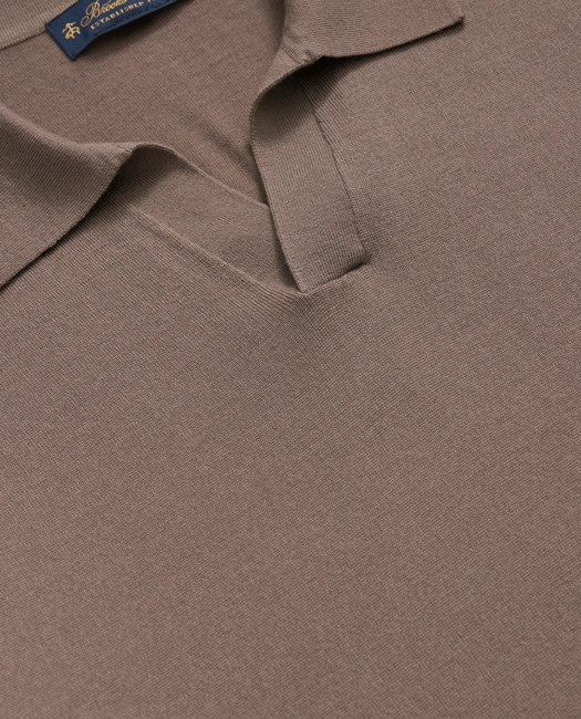 Lightweight Luxe All-Season Sweater, Johnny Collar Shirt