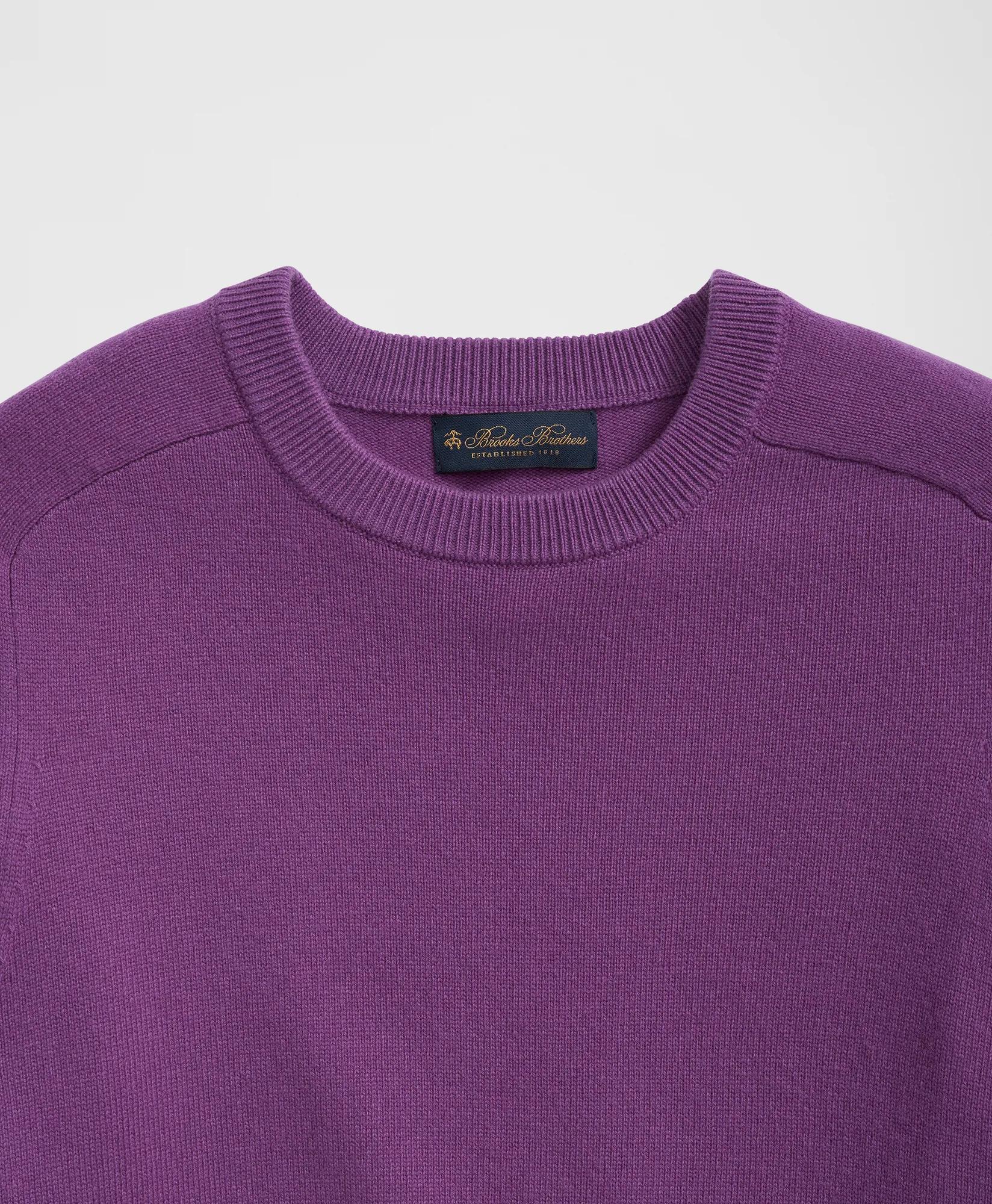 3-Ply Cashmere Crewneck Saddle Shoulder Sweater