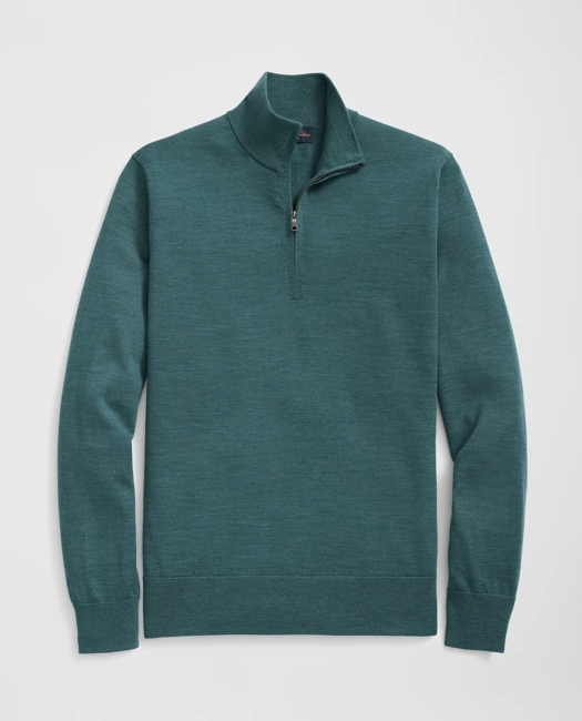 Fine Merino Wool Half-Zip Sweater