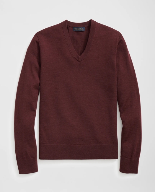 Fine Merino Wool V-Neck Sweater