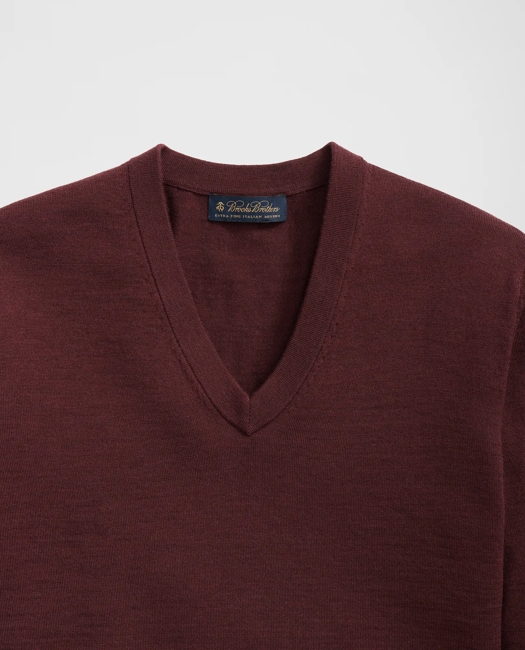 Fine Merino Wool V-Neck Sweater