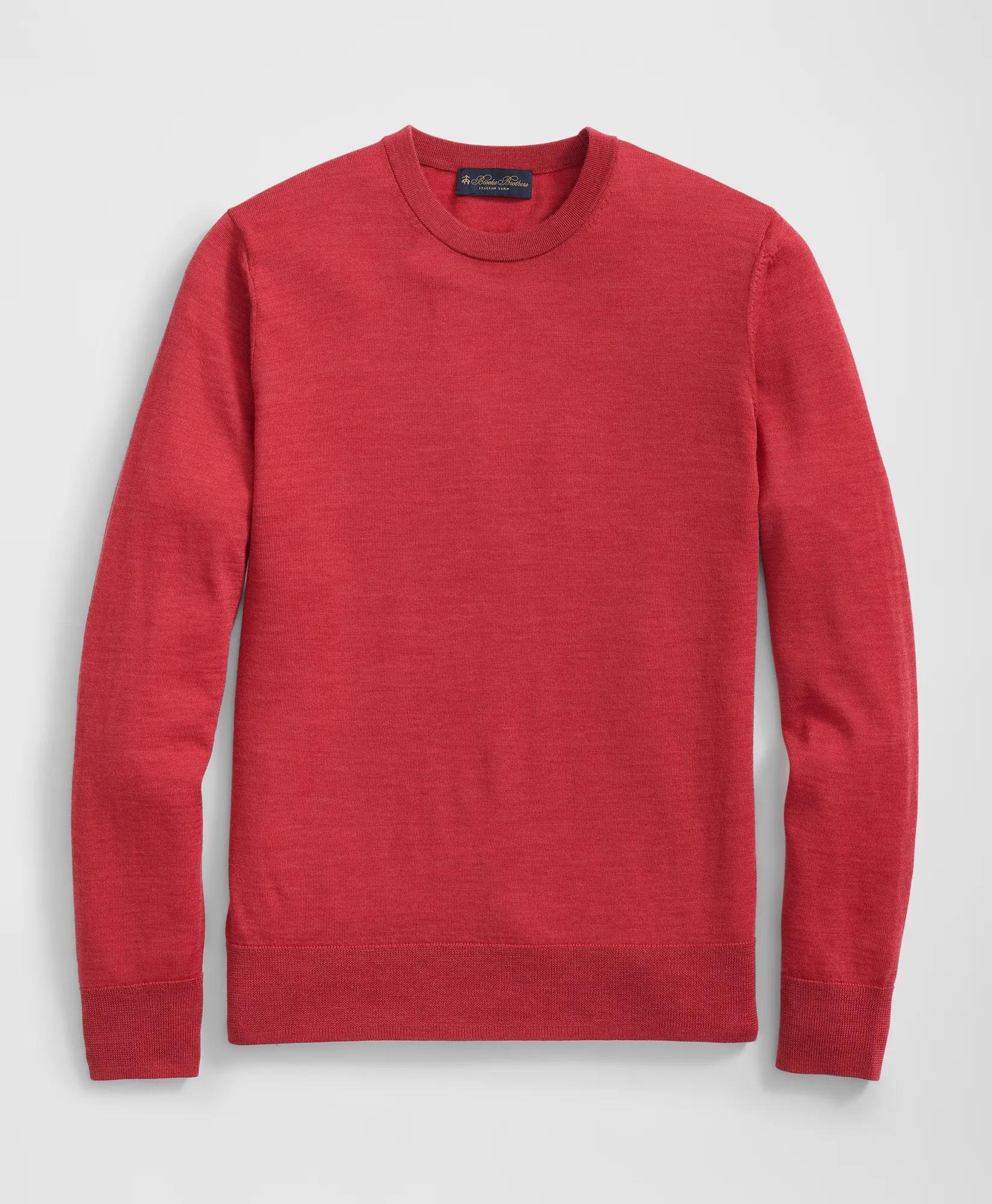 Fine Merino Wool Crewneck Sweater