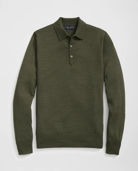 Fine Merino Wool Sweater Polo