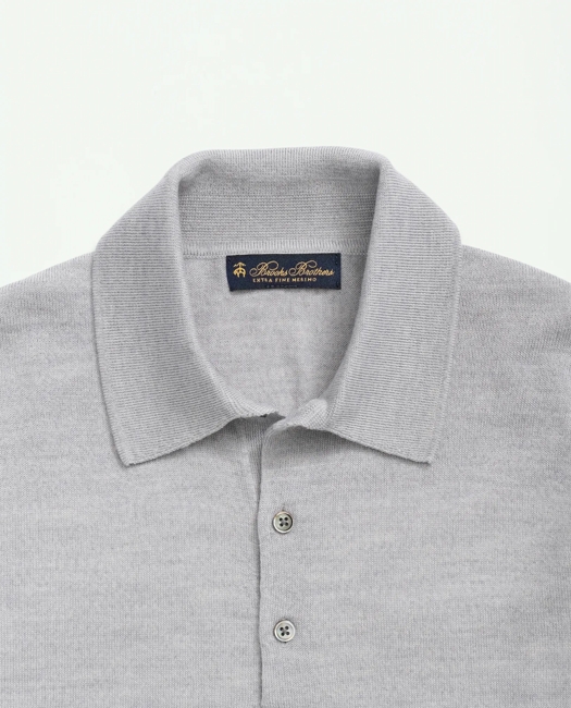 Fine Merino Wool Sweater Polo