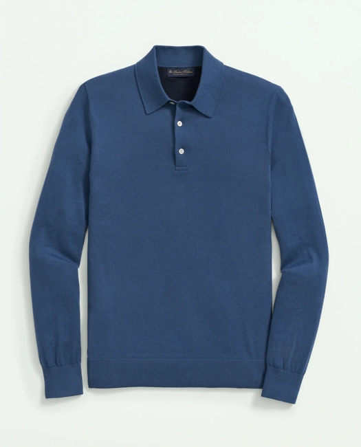 Luxe Polo Sweater In Cotton-Cashmere