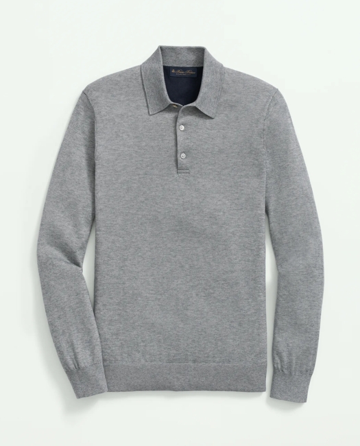 Luxe Polo Sweater In Cotton-Cashmere
