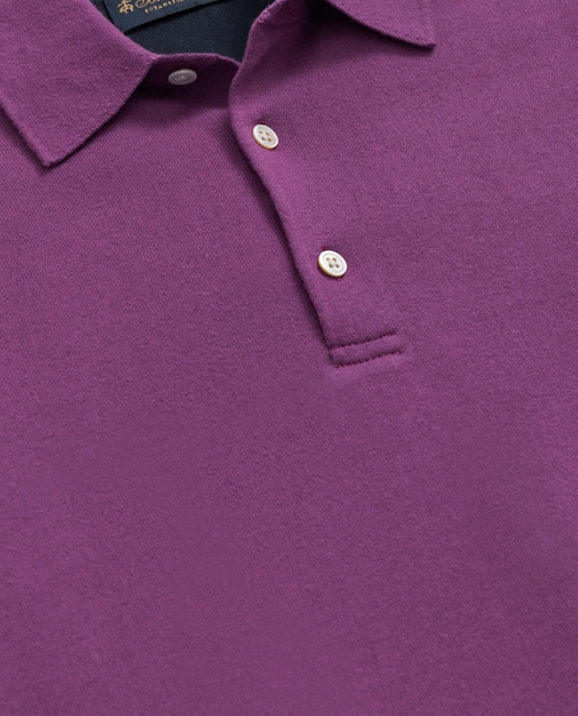 Luxe Polo Sweater In Cotton-Cashmere